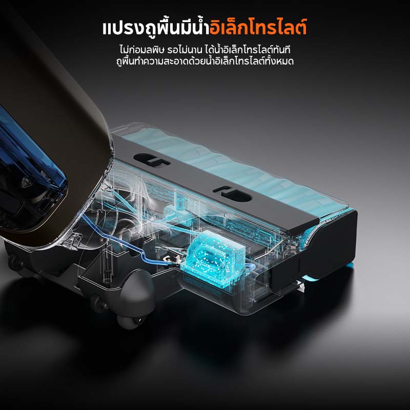 UWANT D700 Wet and Dry Vacuum เครื่องดูดฝุ่นถูพื้น เส้นผมพันกันเป็น 0 ล้างด้วยน้ำร้อน 100℃
